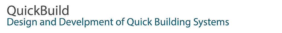 QUICKBUILD - Design and development of quick building systems